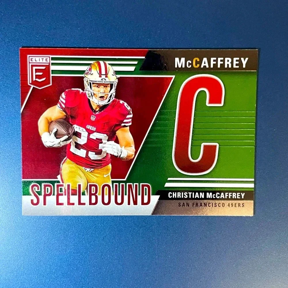 Christian McCaffrey Spellbound "C" 2024 Panini Donruss Elite San Francisco 49ers